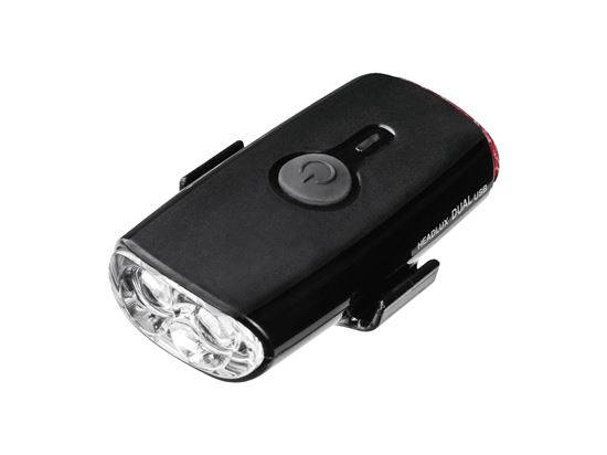 Picture of HeadLux Dual USB, USB helmet light (TMS090B)